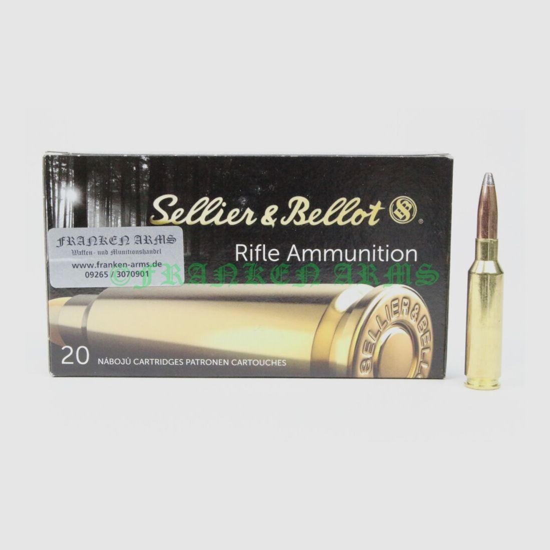 Sellier&Bellot 6,5 Creedmoor SP 131gr. 8,4g 20 pièces Prix dégressifs