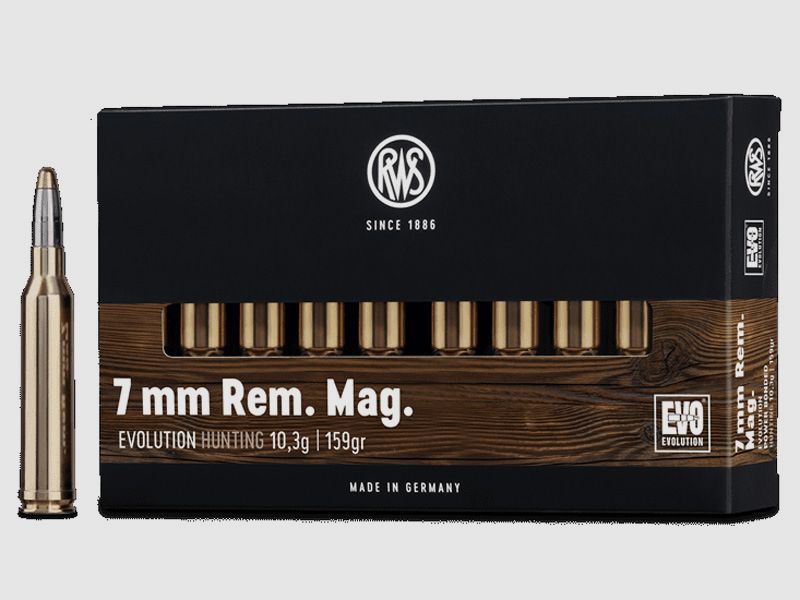 RWS 7mmRemMag EVO 10,3 g - 159gr