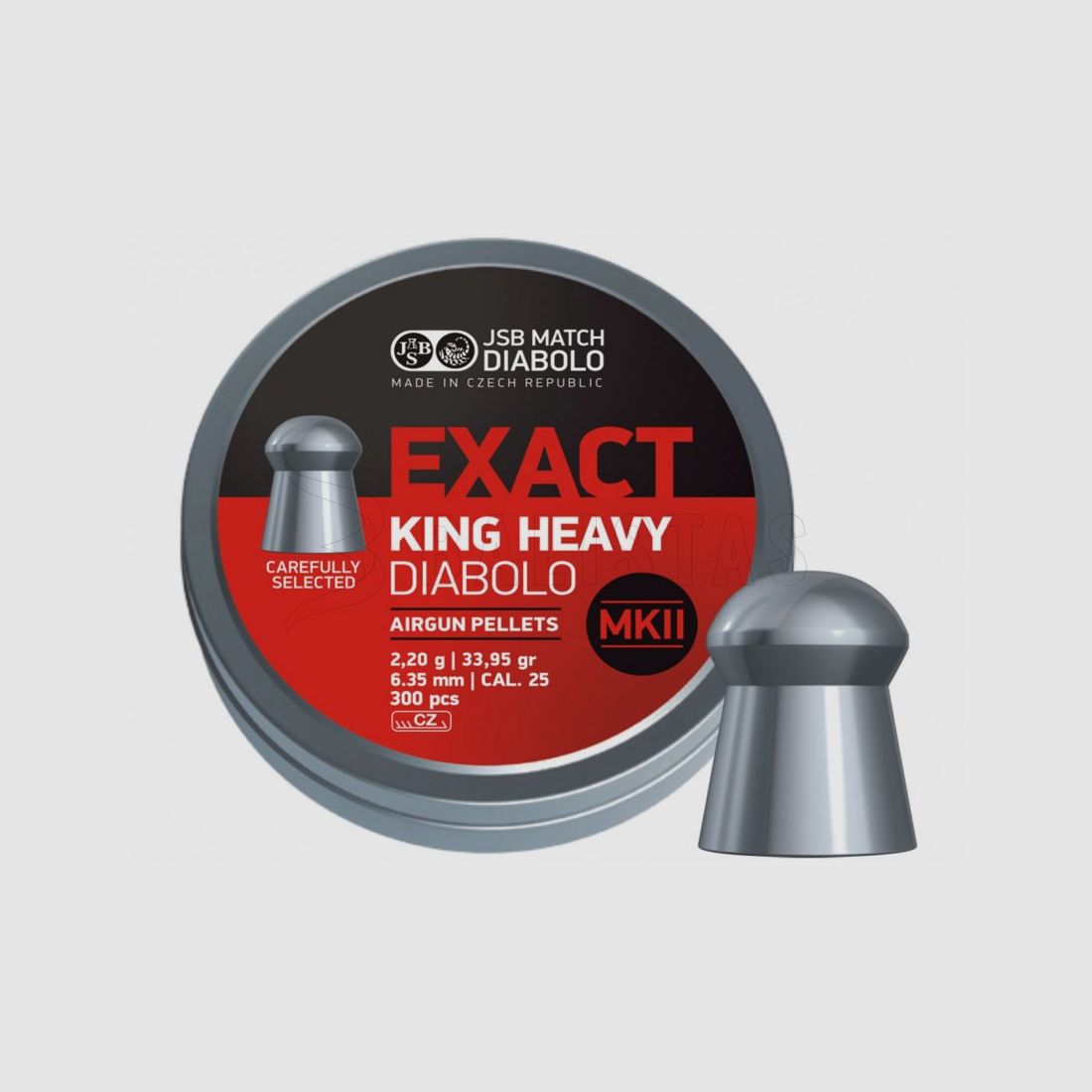 JSB Exact King Heavy, cal. 6.35
