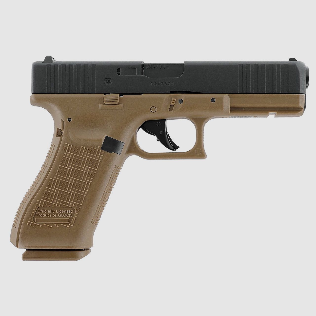 CO2 Pistole Glock 17 Gen5 Coyote Blow Back Metallschlitten Kaliber 4,5 mm BB (P18)