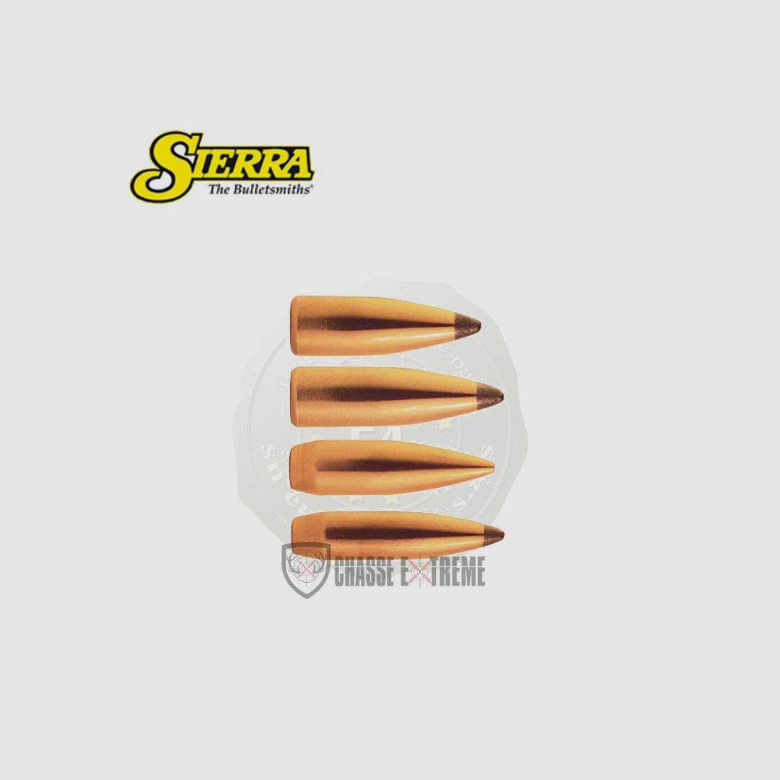 50 Ogives SIERRA Cal 8 mm Rem Mag 220gr SBT