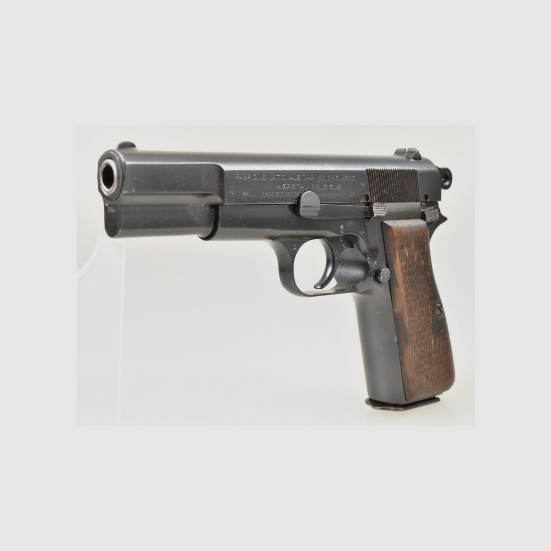 WK II Nrgl. FN - BROWNING " HIGH POWER " Pistole aus Wehrmachtsfertigung / Pistole P.640 (b)