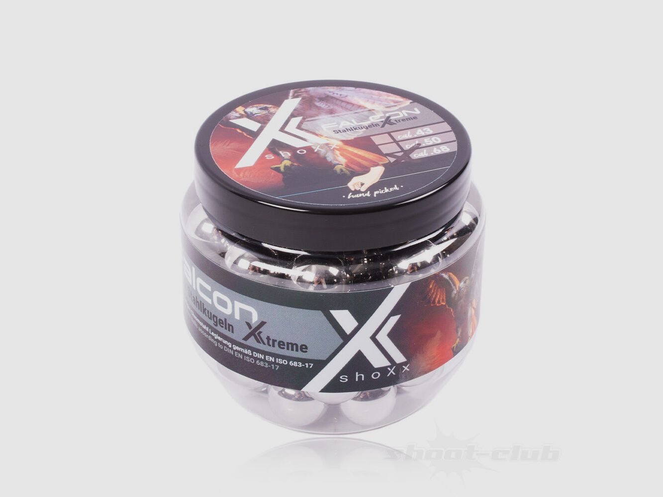 shoXx Falcon steel balls .68 20.0 g / 17 mm / 60 pcs