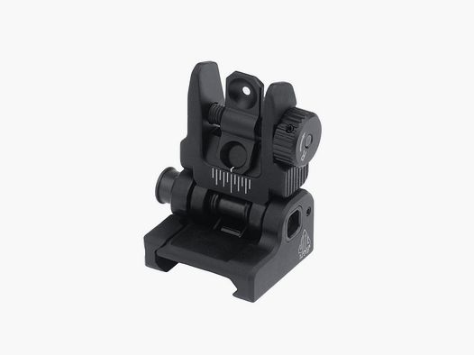 UTG Leapers – Accu-Sync AR15 Folding Sight – Black – MNT-957