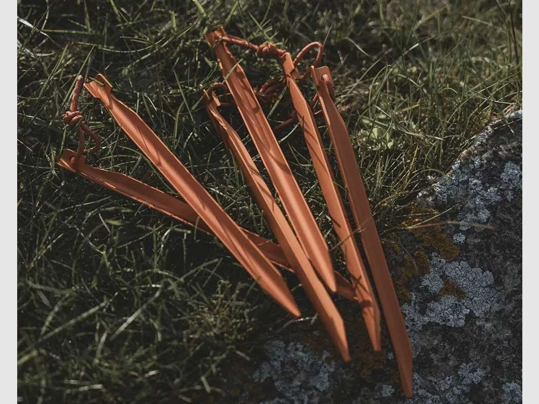Easy Camp - Aluminium Easy Camp - Zelt-Heringe Aluminium V-Pegs in Orange, Bild 3 von 3