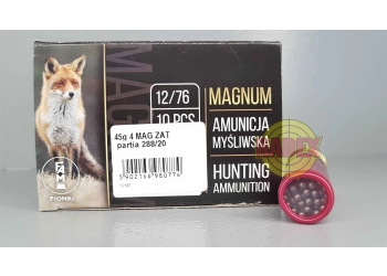 Munición de perdigones Magnum 45 g Fam Pionki n.º 4 cal. 12/76, imagen 1 de 2