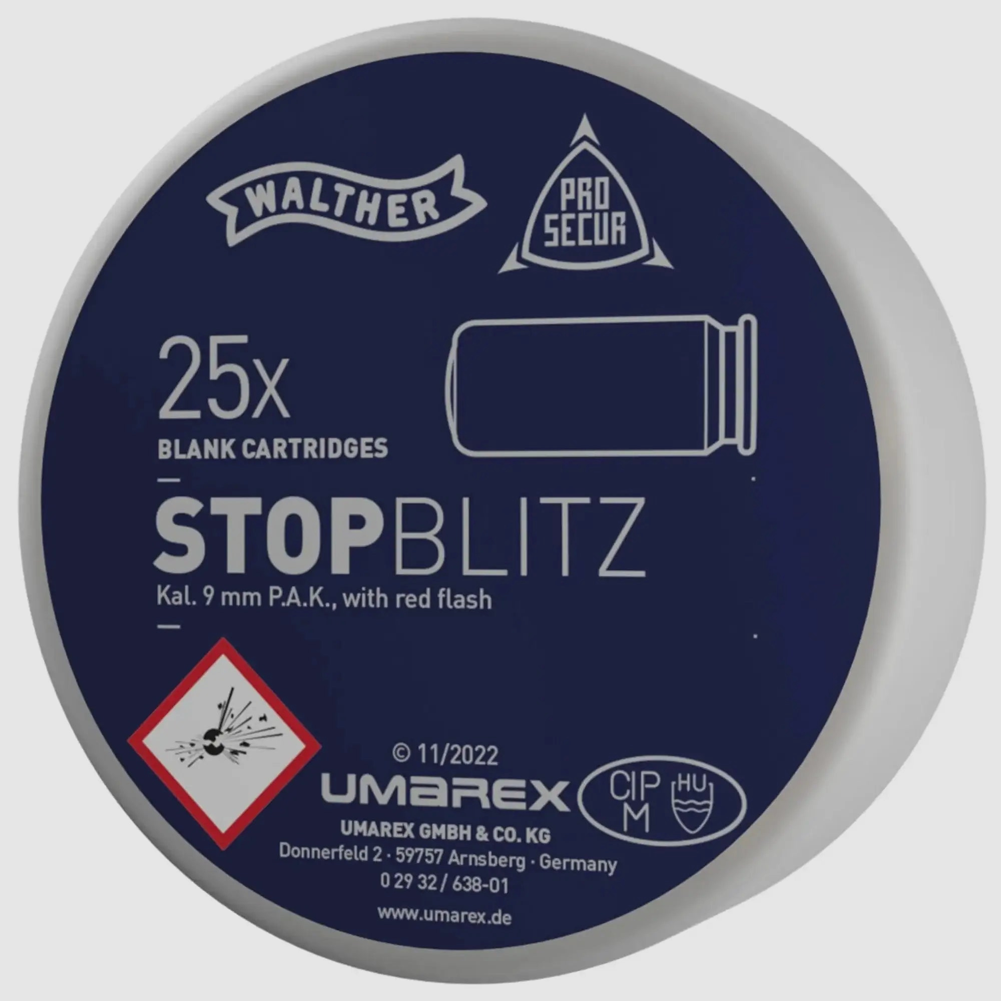 ProSecur Stop Blitz cal. 9 mm P.A.K. 25 Stück