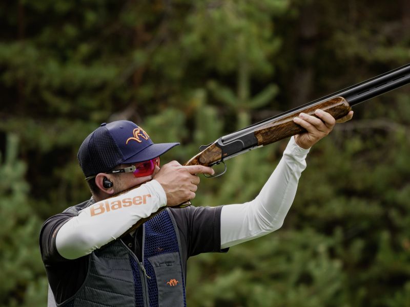 Blaser Men’s Competition Shooting Vest Robert Marine – Gilet de tir léger offrant une liberté de mouvement maximale, image 6 sur 8