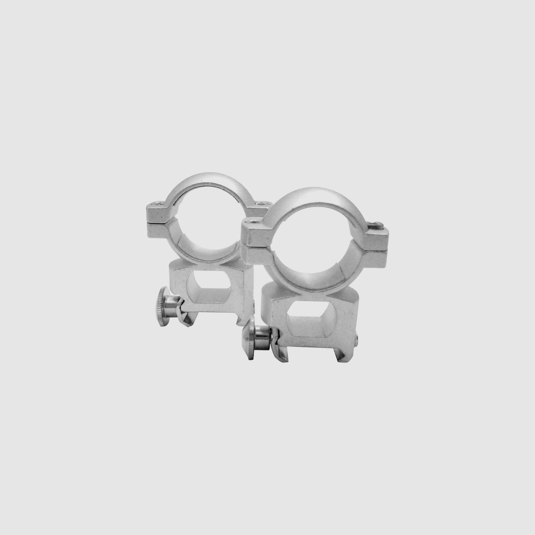Anneaux haut diametre 25,4 pour rail de 22mm (silver)
