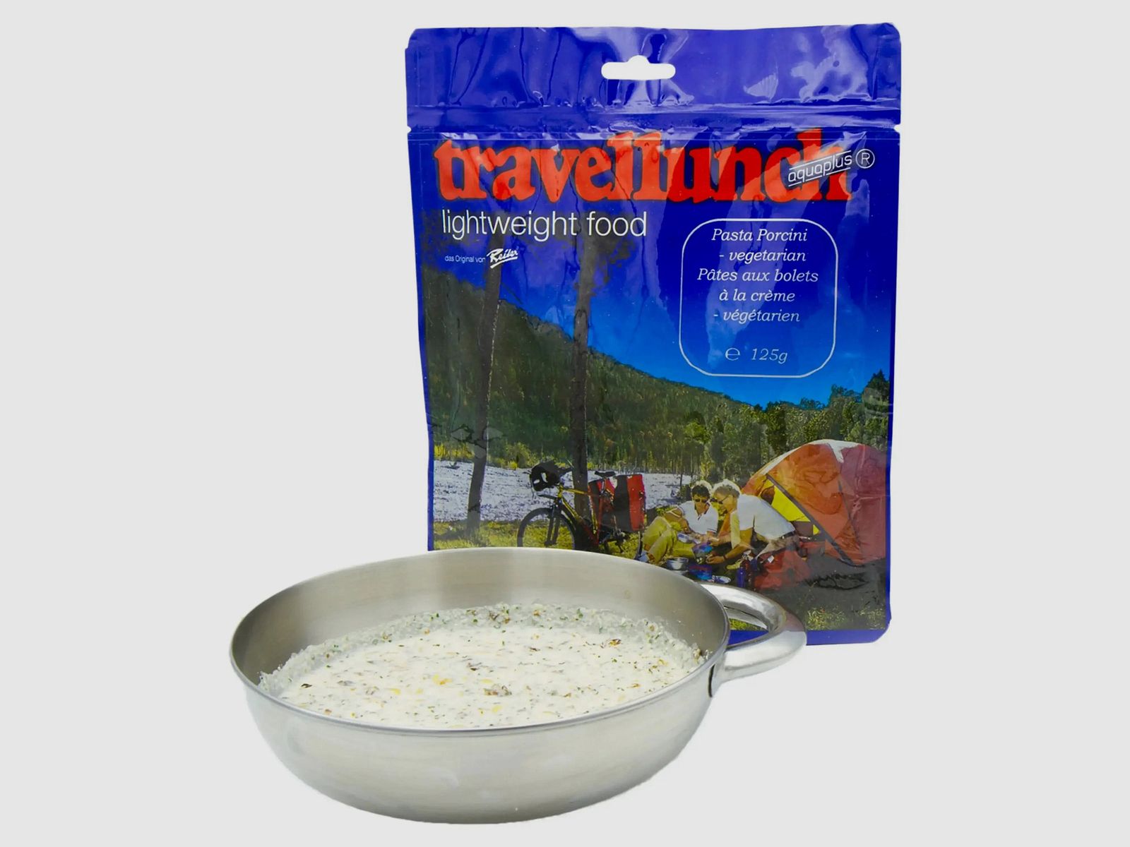 Travellunch Travellunch garnek z borowikami z makaronem wegetariańskim 1 opakowanie
