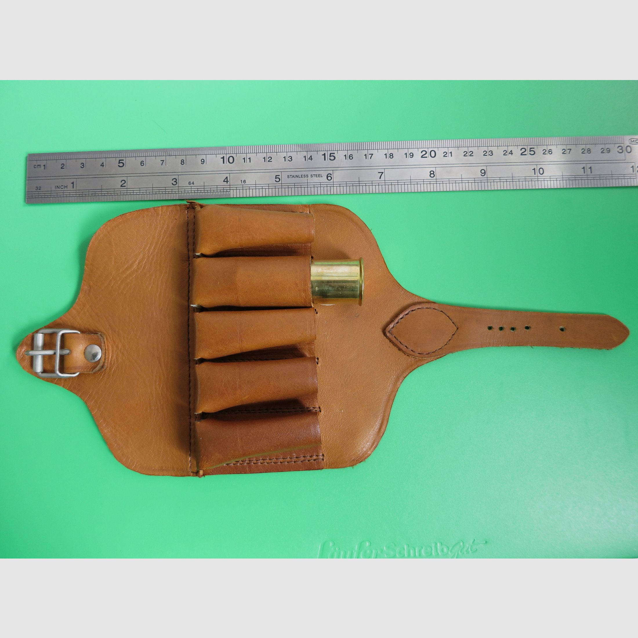 Schrotpatronenhalter, Handgelenkband, Armband für 12 Schrotpatronen