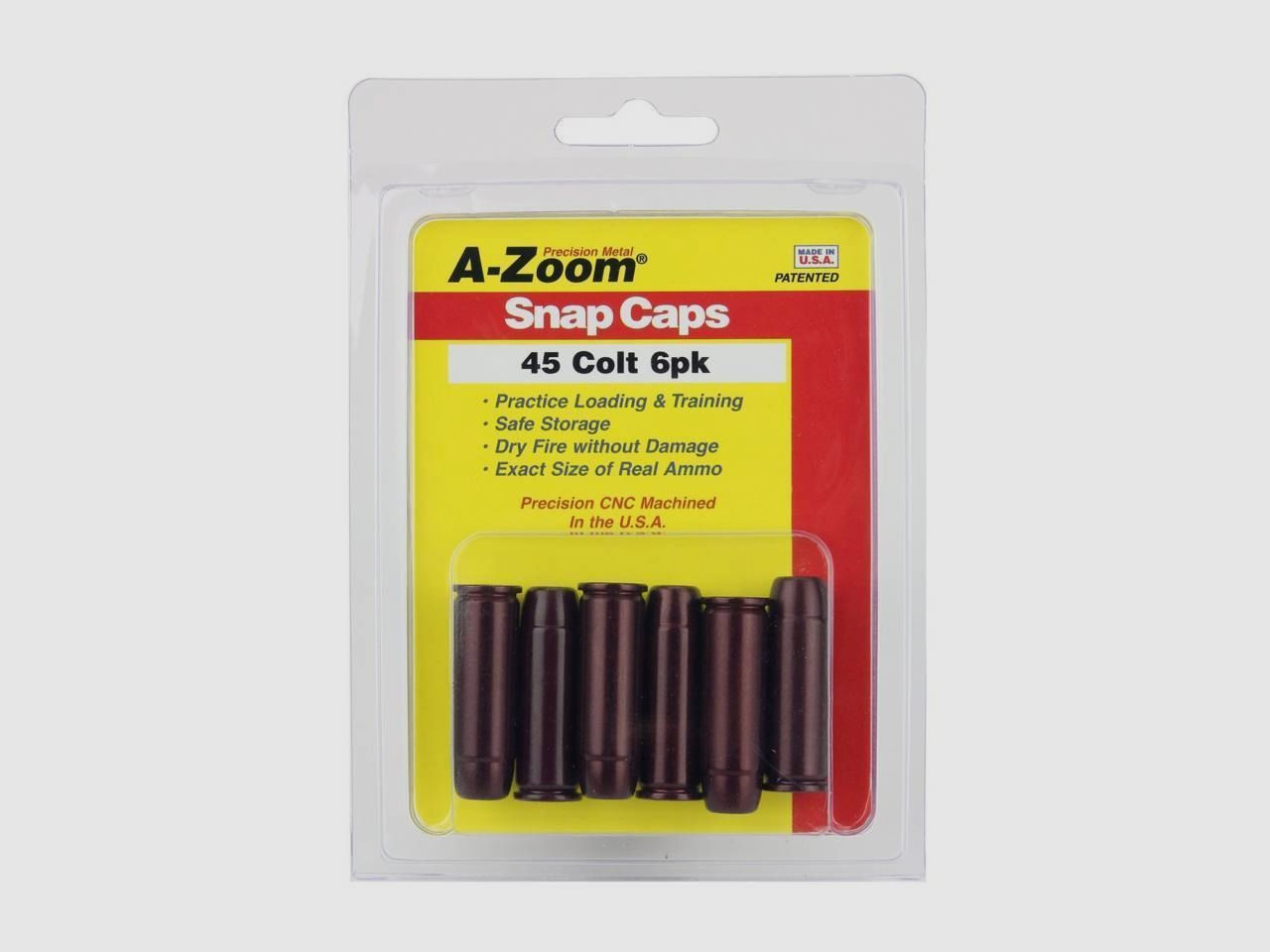 A-Zoom Snap Caps Cal. .45 Colt 5 pezzi