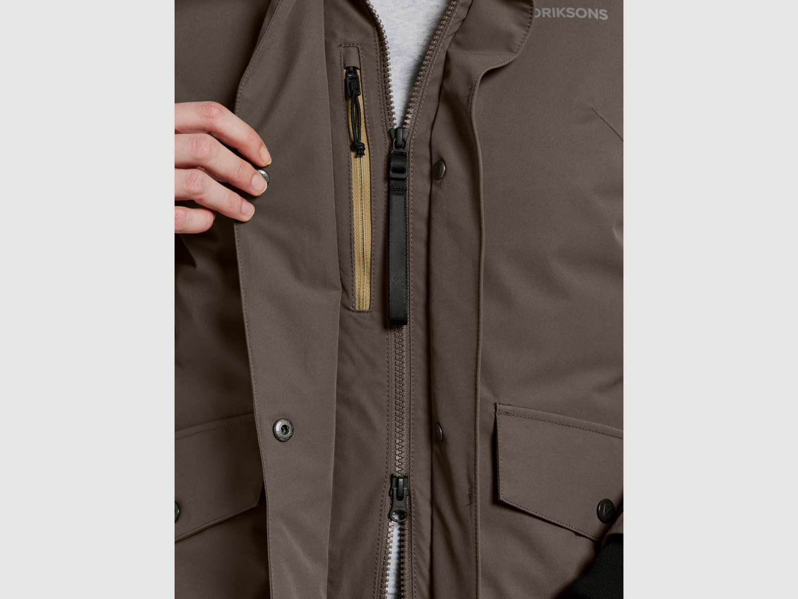 DIDRIKSONS Erika Damen Parka 3 Mocha Brown