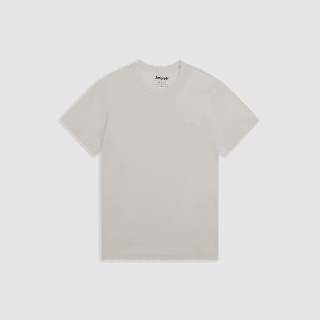 Bergans Logo Merino Tee Women Vanilla White L