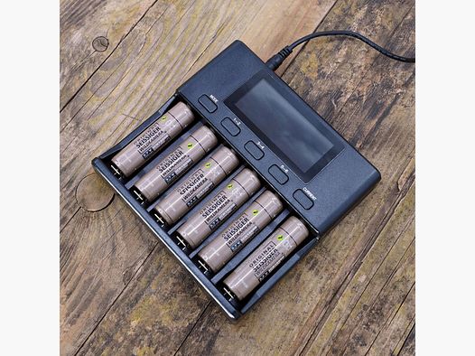 Seissiger Akku Ladegerät - Battery Charger 6-fach für Polbatterien