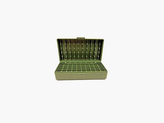 Groene opbergdoos voor 50 patronen kal. 45 ACP