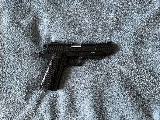 Lancer Tactical LTX-50B 1911 Noir, CO2, GBB, Airsoft, Pistolet, 1,5 J, Blowback, Pistolet en métal
