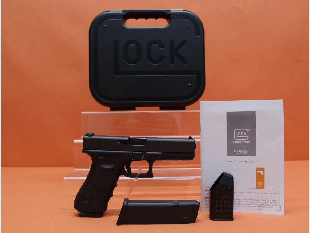 Glock Ha.Pistole 9mmLuger Glock17 Gen4 (ADJ) Lauf 114mm/ Reservemagazin (9mmPara/9x19)