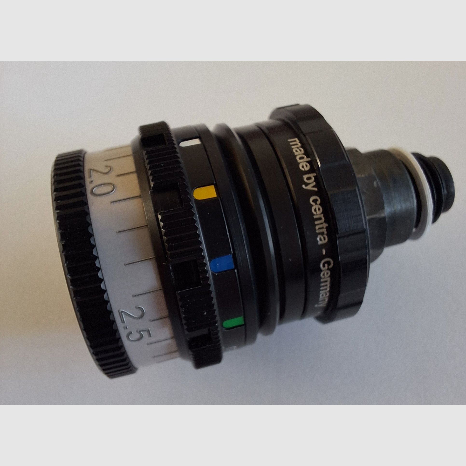 Centra Sight 3,0 Irisblende mit 5 Farbfilter + Dioptrien Ausgleich - 1,5 Fache Vergrößerung - Für Diopter Luftgewehr oder Kleinkaliber.