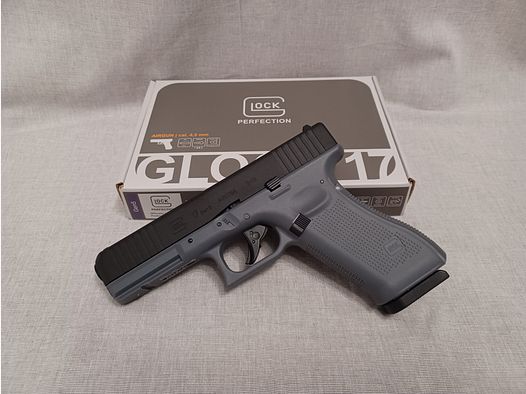 Glock 17 Gen5 / Tungsten Gray / 4,5 mm BB / BlowBack / CO2 / Pistole / OVP (31)