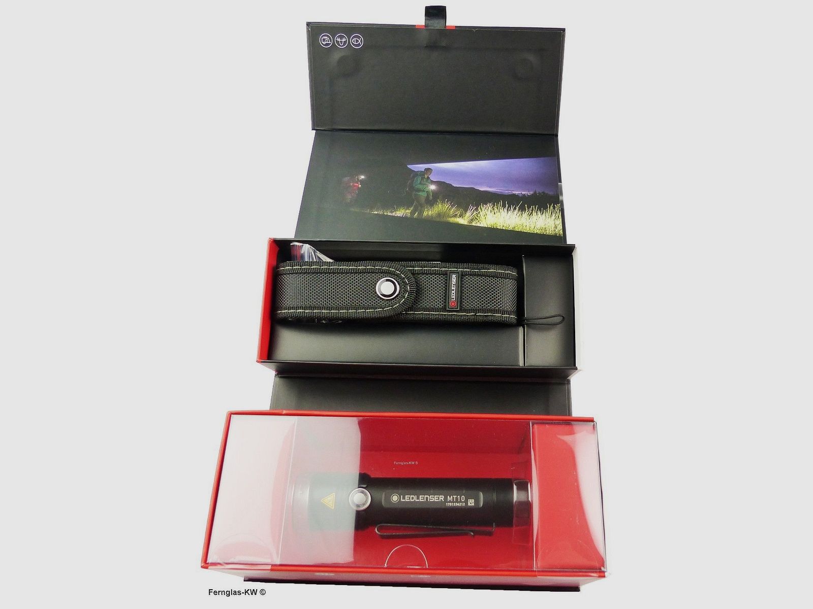 Ledlenser 500843 Boîte cadeau lampe de poche LED rechargeable MT10 puissance lumineuse 1000 lumens