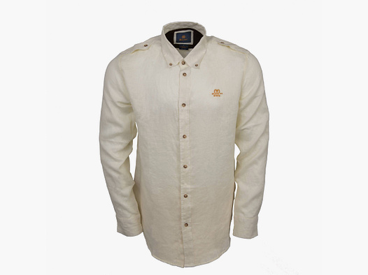 Rigby Leinen Hunting Shirt, Farbe Cream