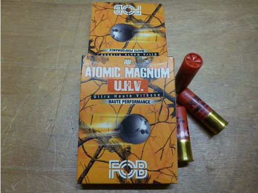 FOB ATOMIC MAGNUM UHV ( ultra hohe Geschwindigkeit ) Kal. 12/76 Schrot Nr. 4 35g