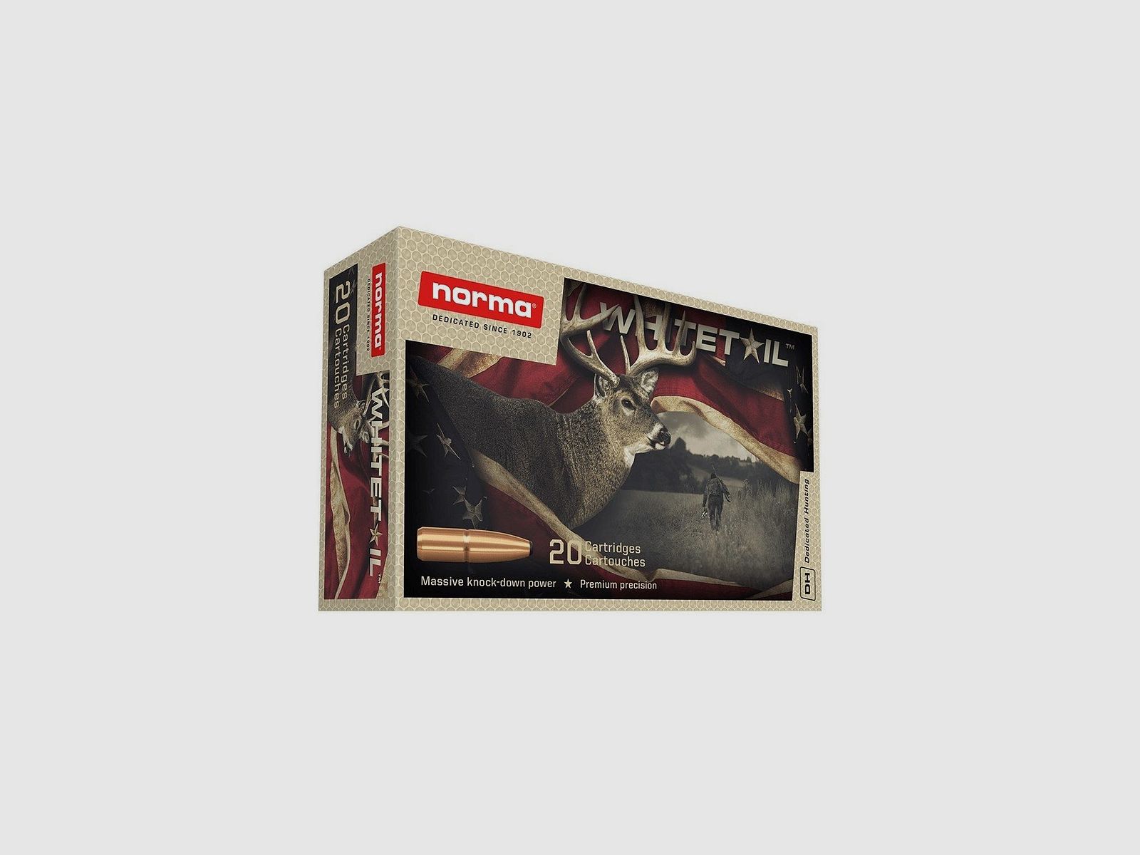 Munition Norma Whitetail cal.30-06 SPRG 180gr, image 1 sur 2