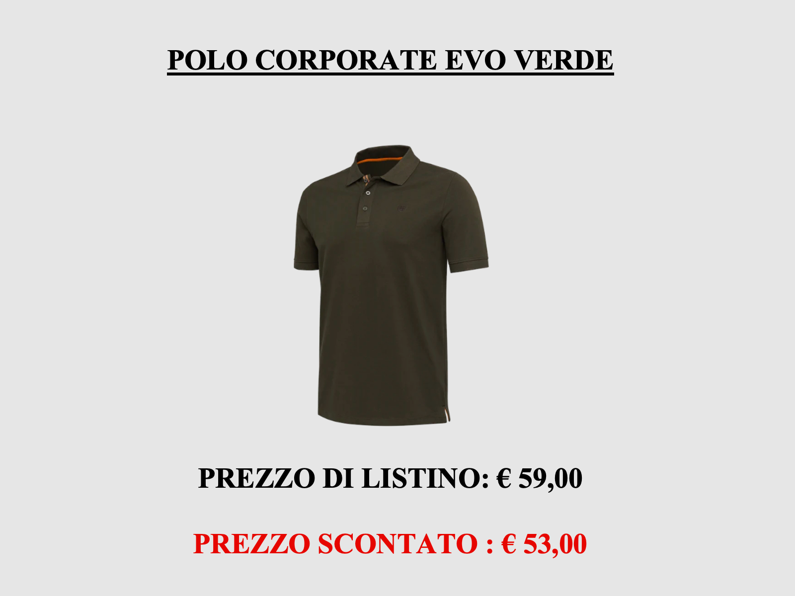 Beretta – POLO CORPORATE EVO GROEN, afbeelding 1 van 5