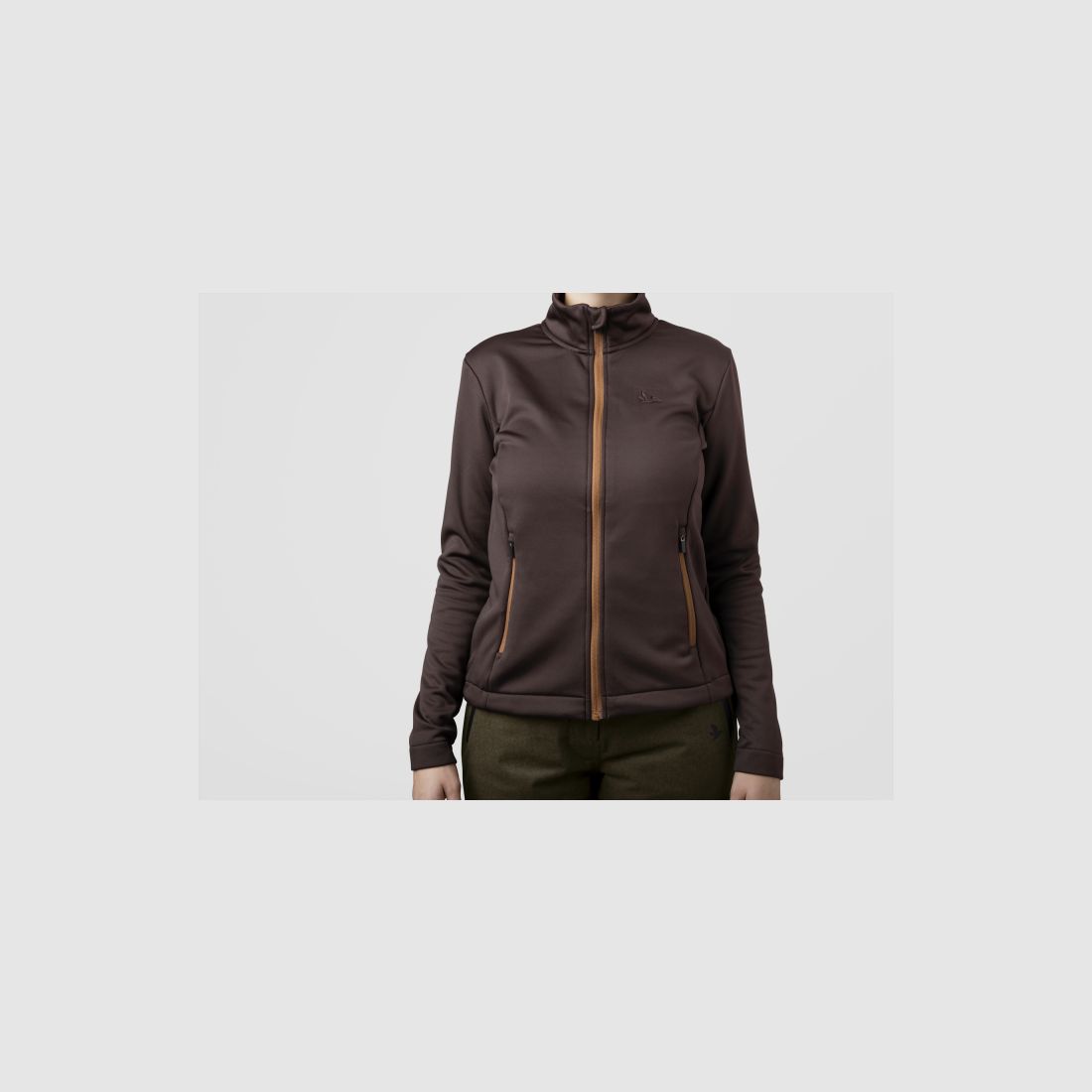 Emily women's polar fleece Dark brown, image 3 of 4