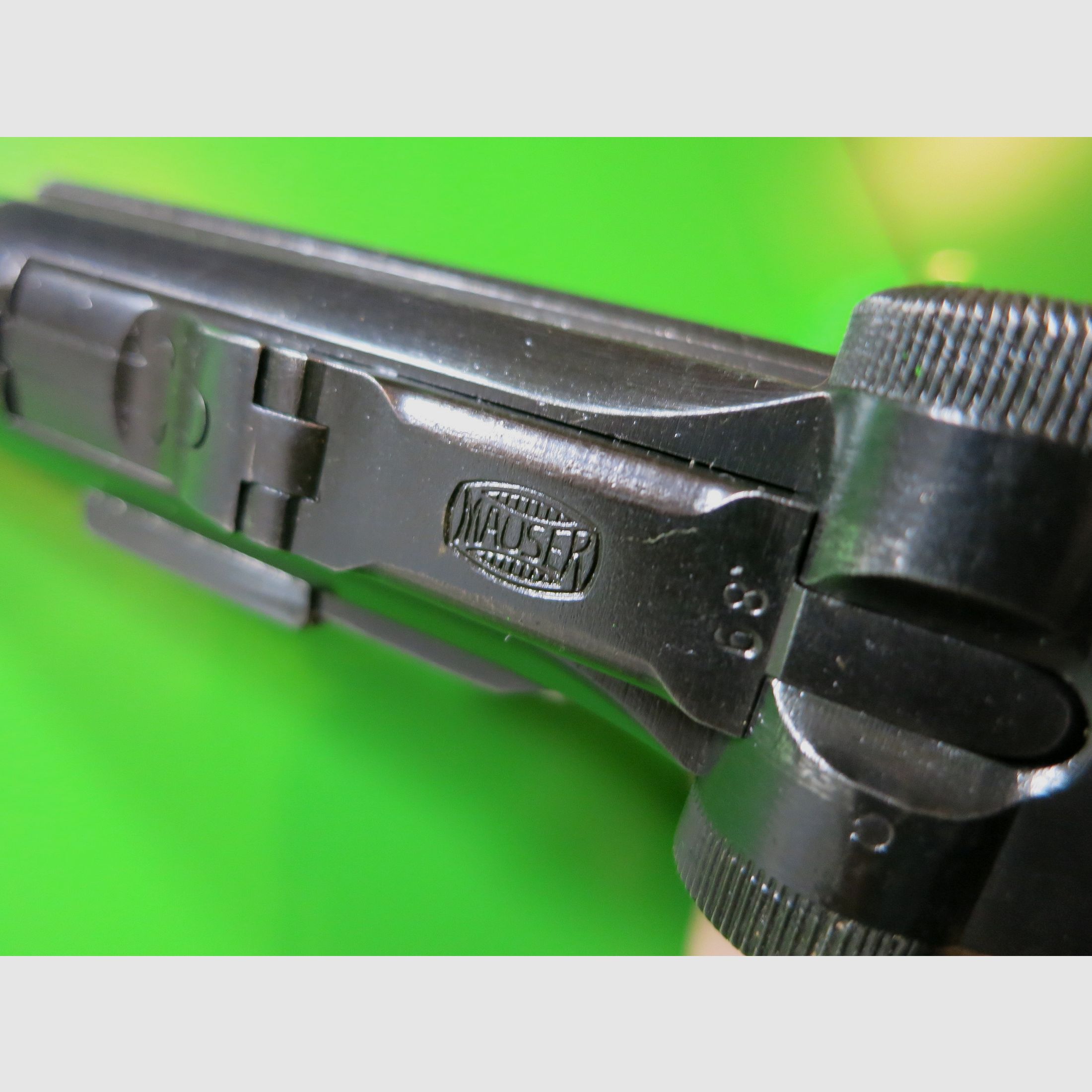 Mauser, Pistole 08, P08, 9 mm Luger, ÖBH, nummerngleich     #46-