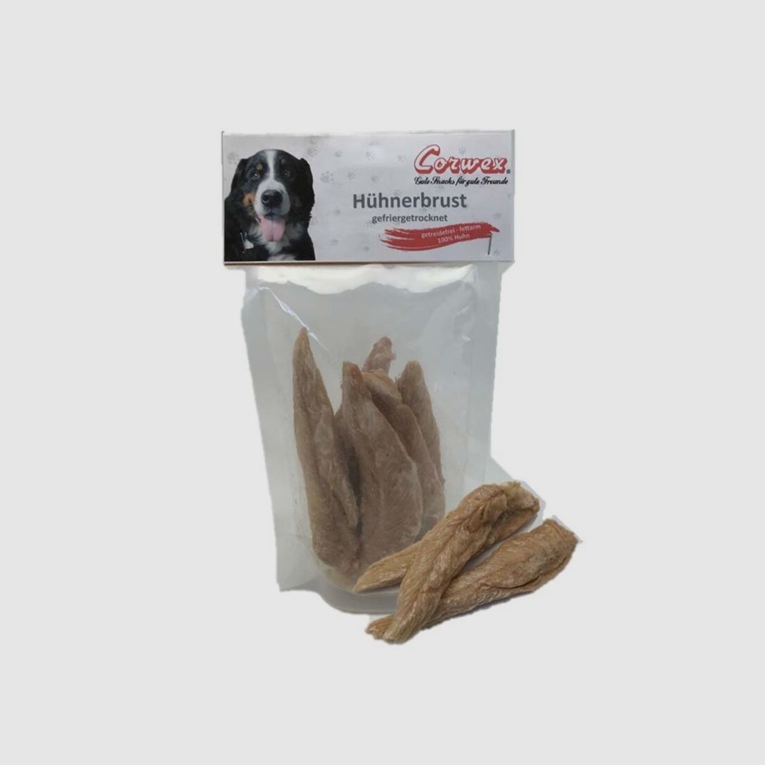 Corwex Hundesnack Hühnerbrust, gefriergetrocknet 50g
