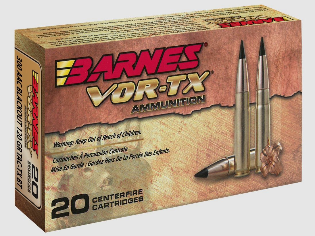 Barnes VOR-TX TAC-TX BT .300 Blackout 15.4g