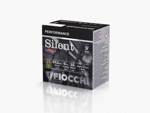 FIOCCHI Schalldämpferpatronen Kal.28 gr.33 pb.10
