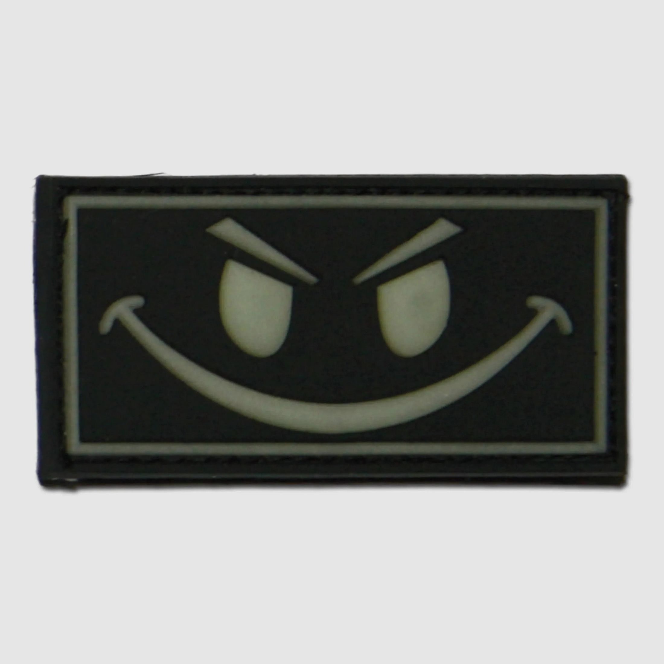 Jackets To Go 3D-Patch Evil Smiley nachleuchtend invers