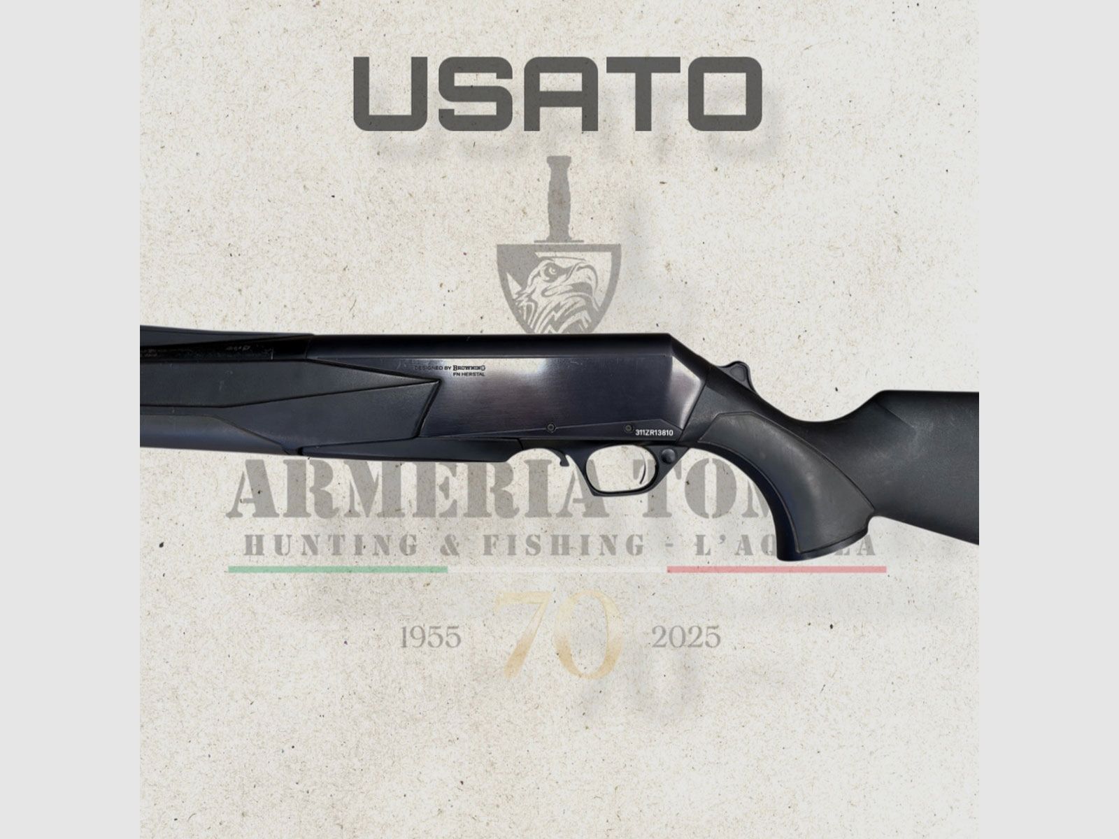 UTILISÉ – FUSIL – BROWNING MOD. BAR MK3 HC FLUTED cal. 300 Win. Mag., image 5 sur 5