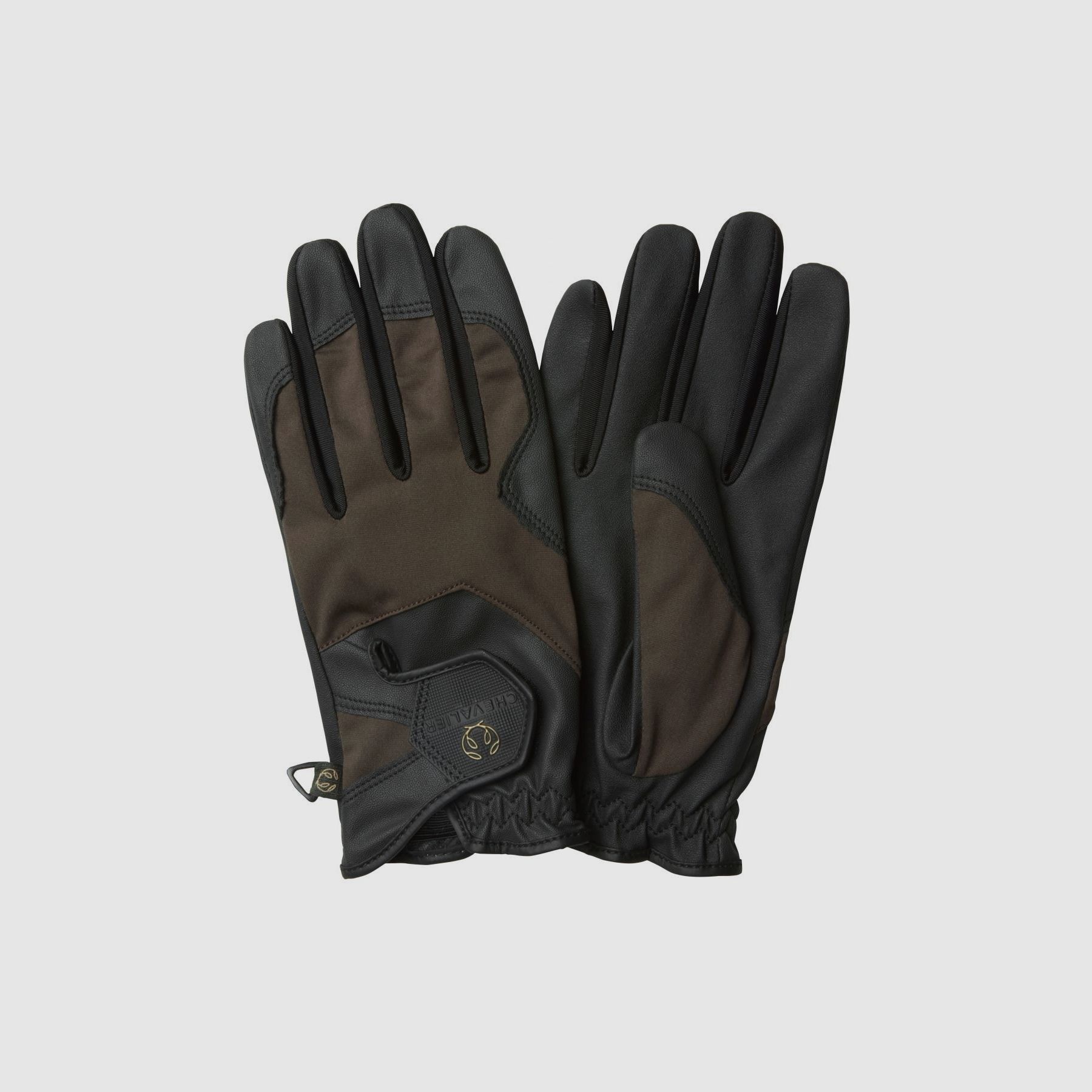 Gants de tir légers Chevalier en cuir marron 12