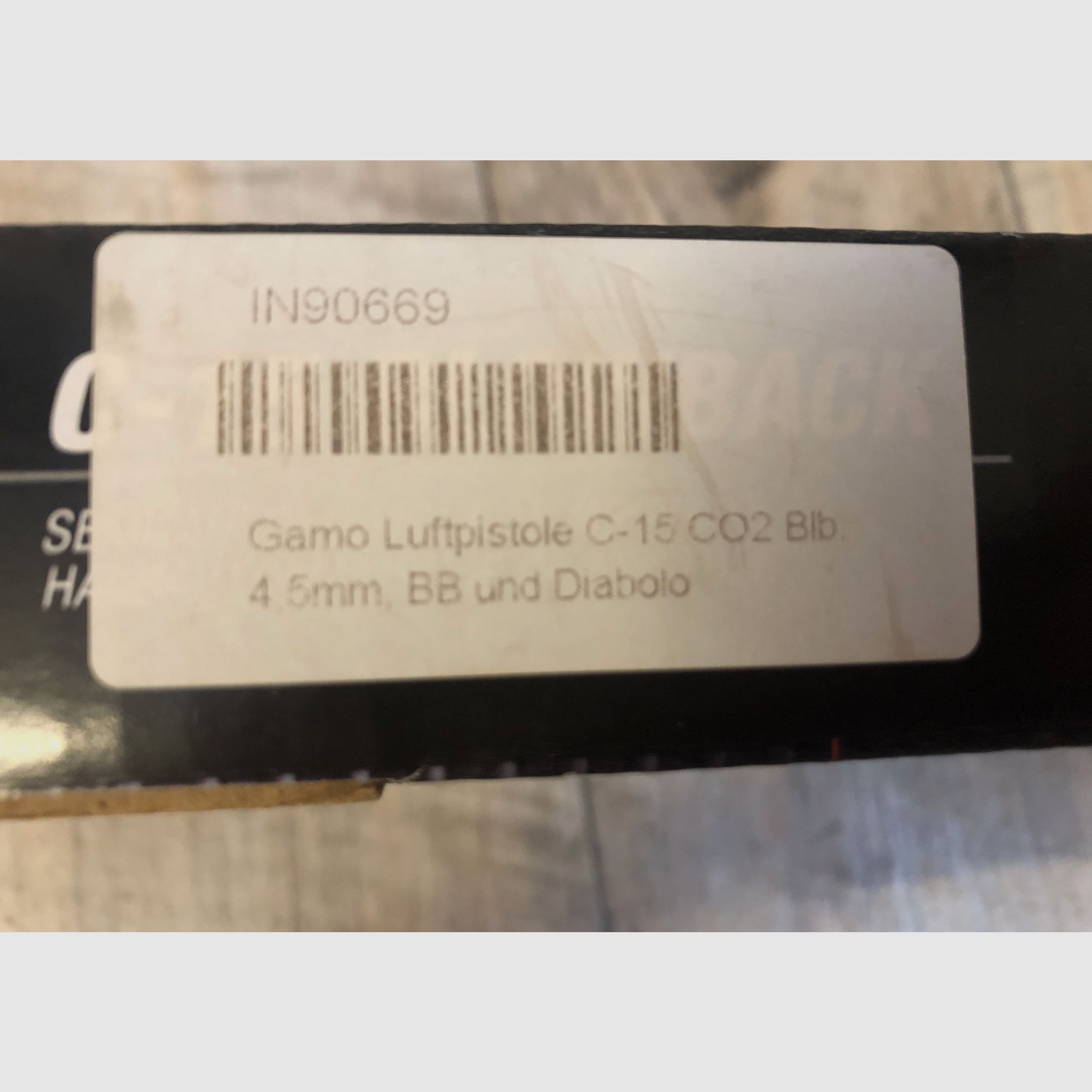 GAMO Luftpistole, CO2, 4,5 mm BB und Diabolo, C- 15 Blowback, Semi Automatic, Luftgewehr
