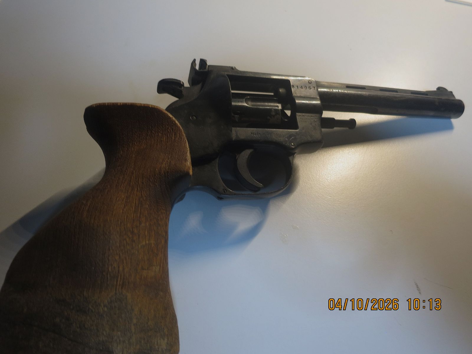 Weihrauch Arminius HW 9 / HW 9ST Sportrevolver – Kal. .22 lfb (.22lr) mit Matchgriff, Bild 4 von 4
