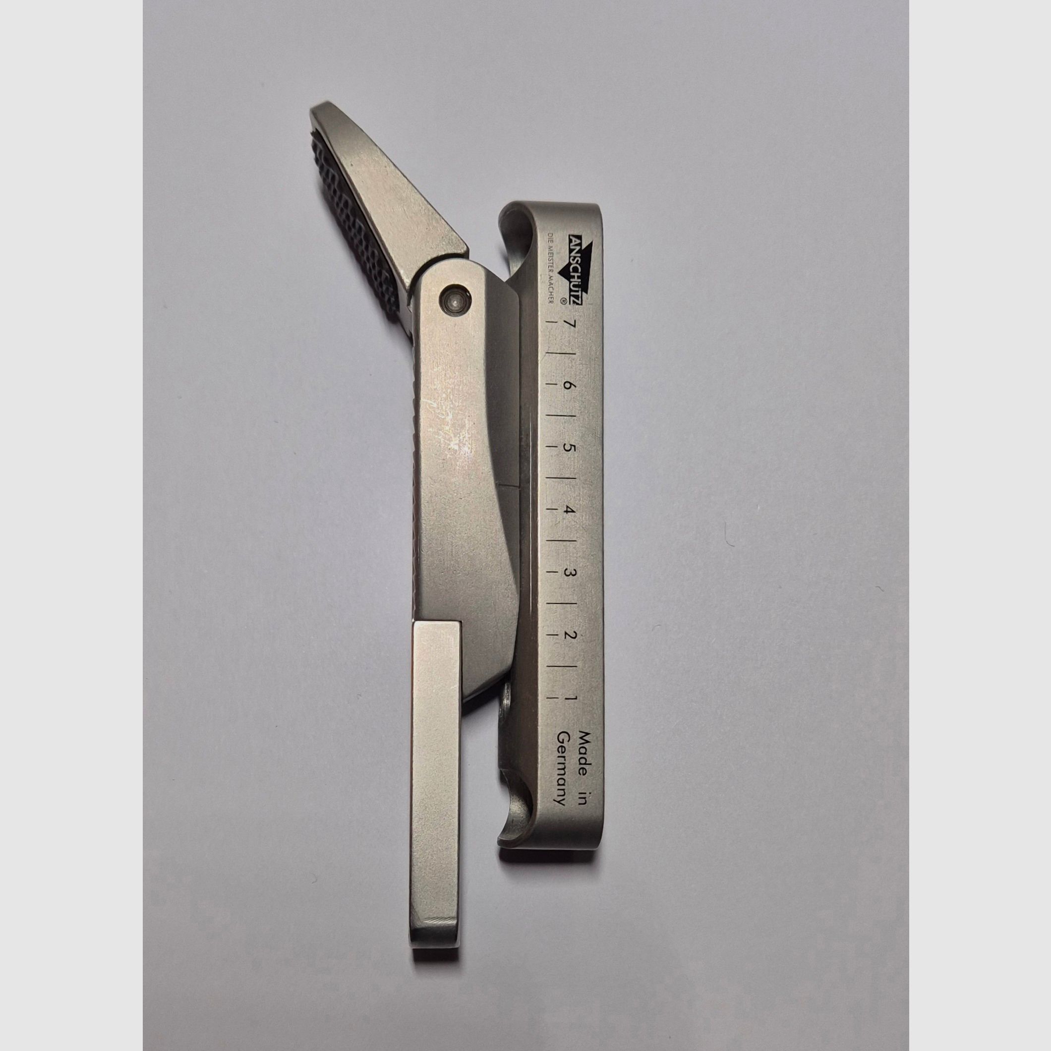 Anschütz Alu Schaftkappe Auflage