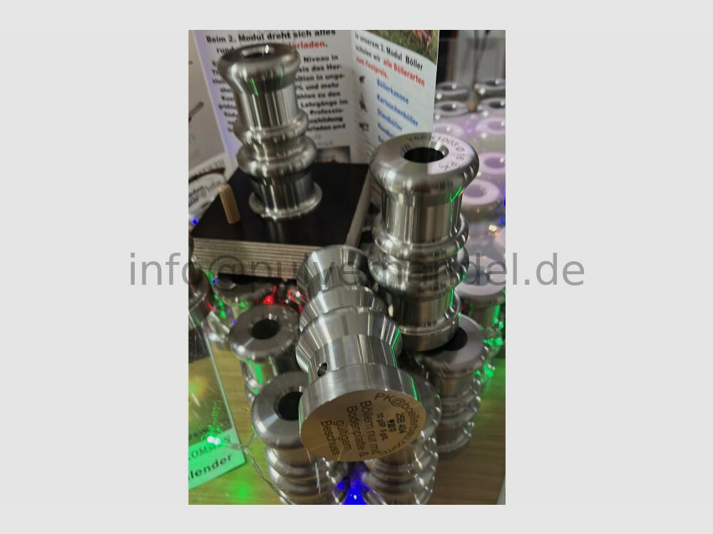 Cannon stand PK nuovo in acciaio inossidabile, di bell'aspetto, molto rumoroso, a partire da € 99.- prodotto in Germania