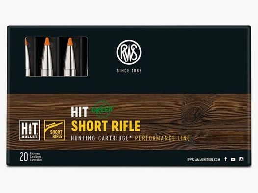 RWS .308 Win HIT Short Rifle 150grs / 9,7g