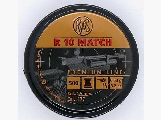 RWS R 10 0,53g 500er 4,50 mm