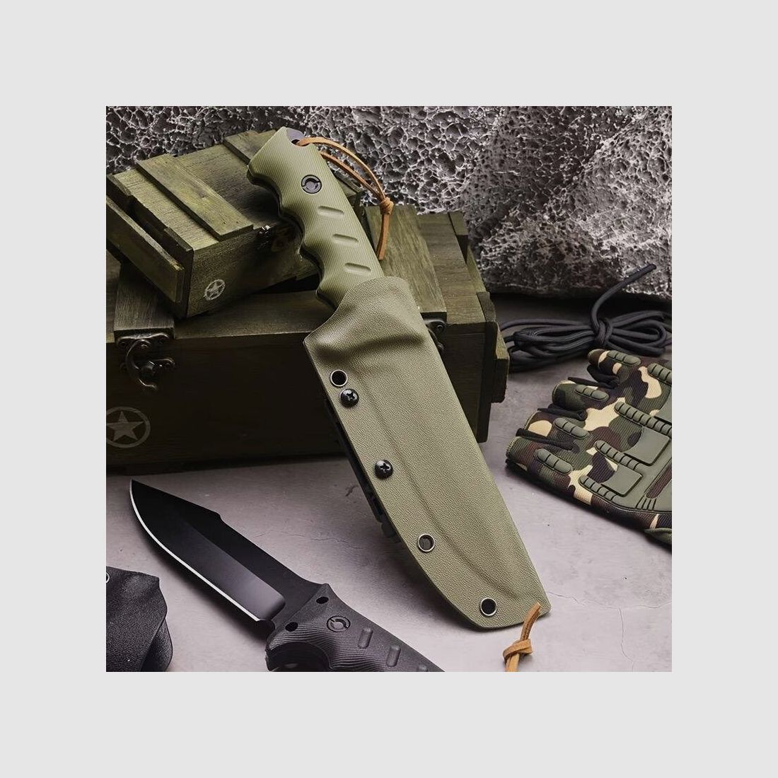 FrontierForce Trailblazer Knife *grün`*