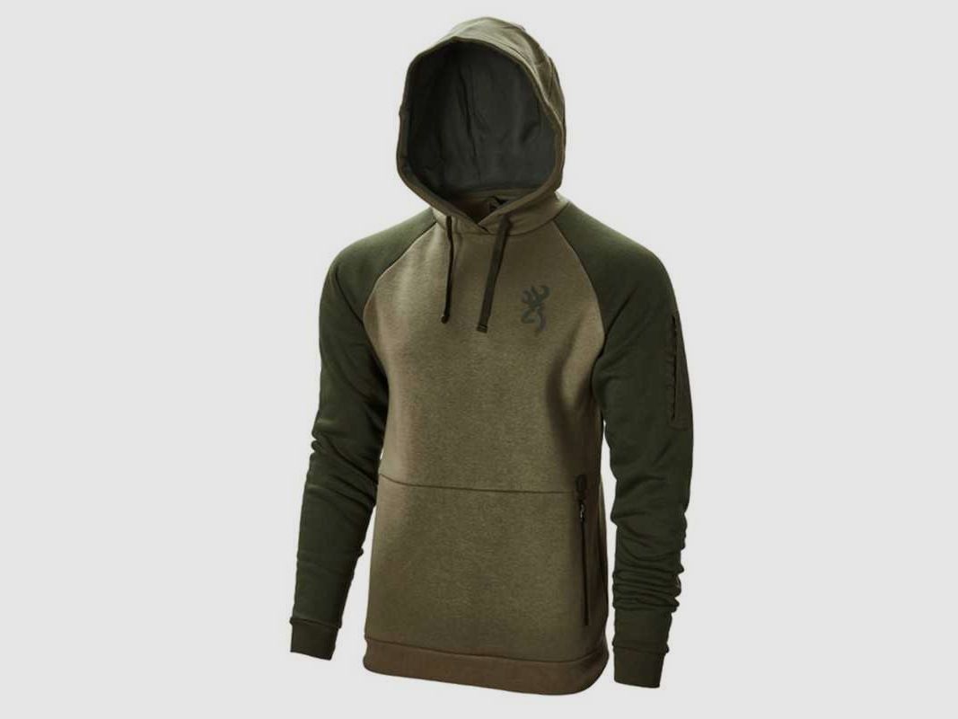 Dwukolorowy Sweter Zielony Browning - Rozmiar M