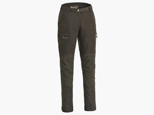 PINEWOOD Caribou Hunt Extrem Damenhose Suede Brown/ Dark Olive