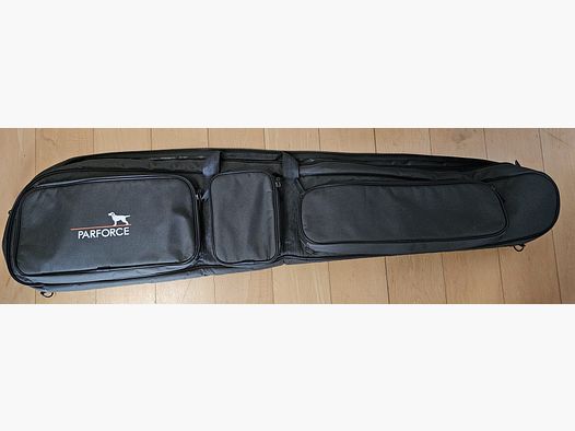 Étui de fusil „All-in“ 126 cm – avec sangles de sac à dos et compartiments pour accessoires – Olive