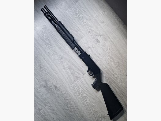 SAXONIA Semi-Pump - Escopeta semiautomática / Escopeta de bombeo en 12/76