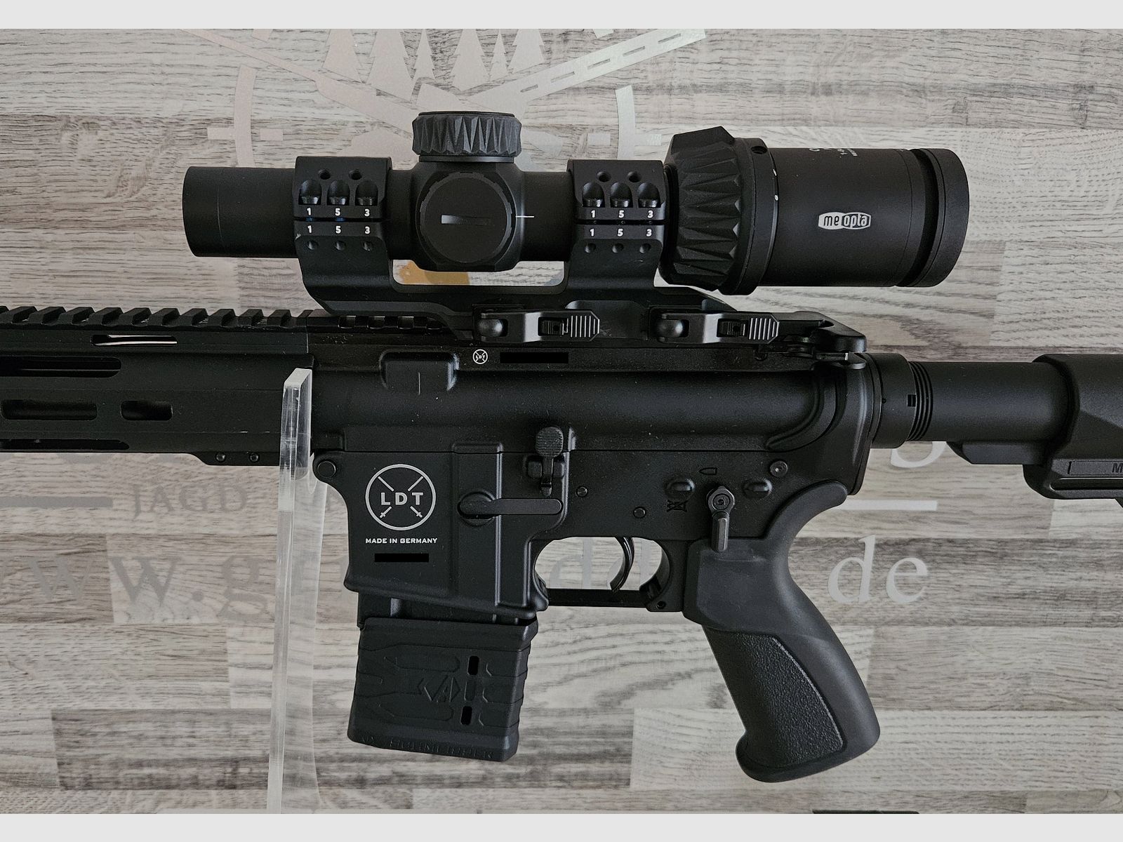 LuxDefTec LDT15 AR15 L4S 10,5" .223Rem - Set met Meopta ZF - Nieuwe goederen van de vakhandel