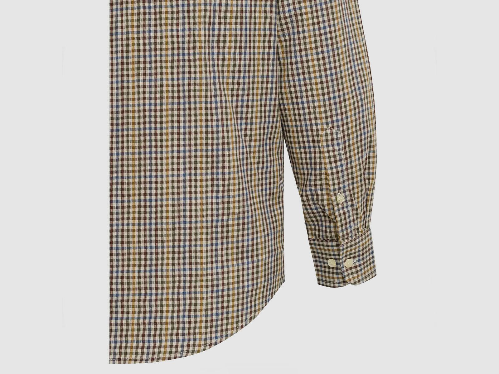 SHIRT – BERETTA – BRYGGEN SHIRT Apricot & Bordeaux Check, image 3 of 4